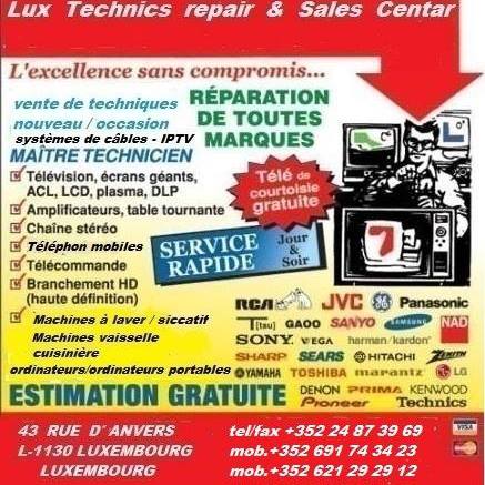 Lux Technics — magasin et vitrine à Luxembourg